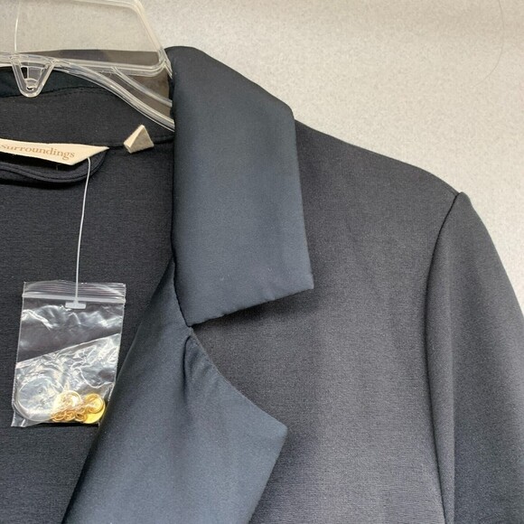 Soft Surroundings Simply Elegant Ponte Knit Wide Leg Jumpsuit Womens XS Tie Lux - Picture 5 of 16